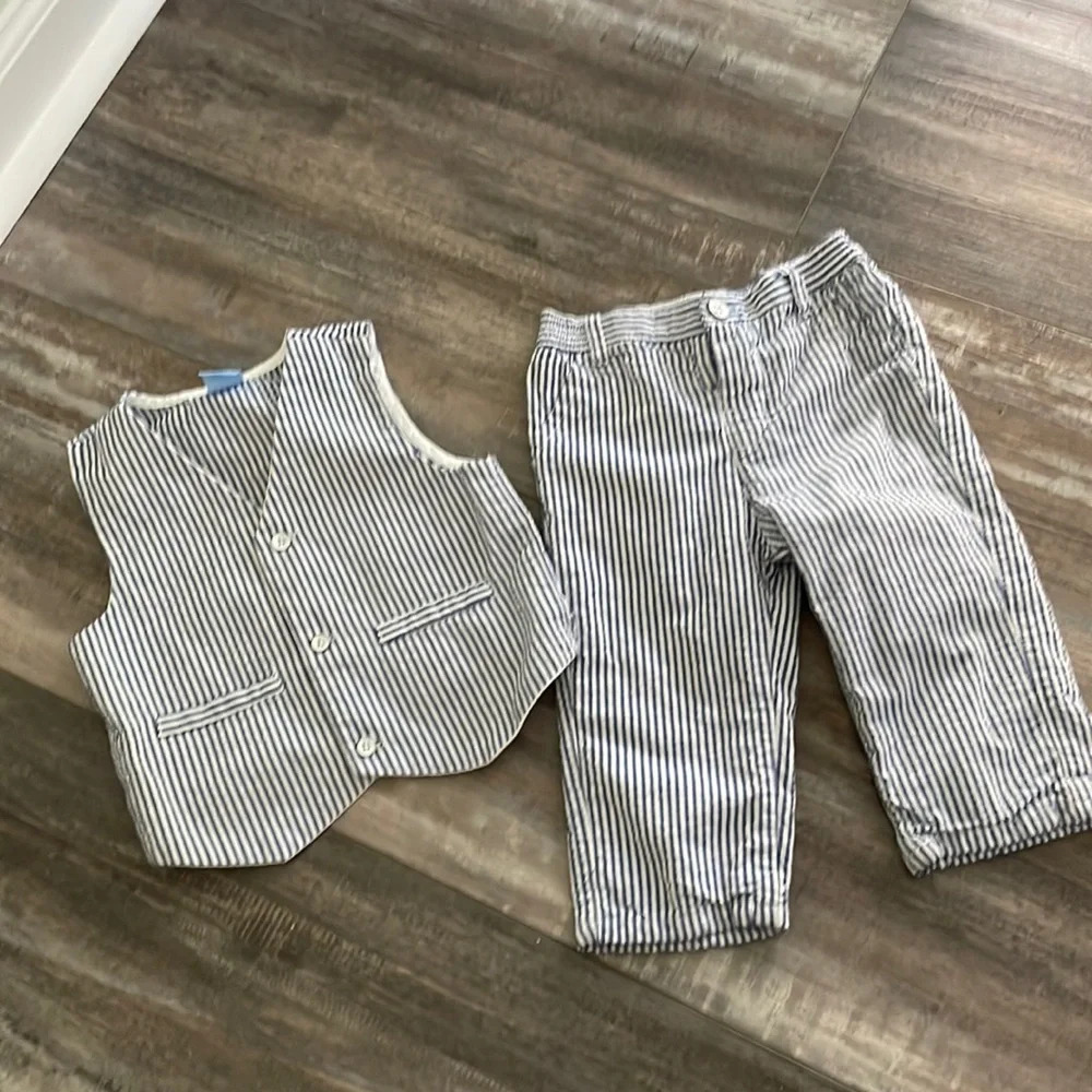 Summer seersucker set